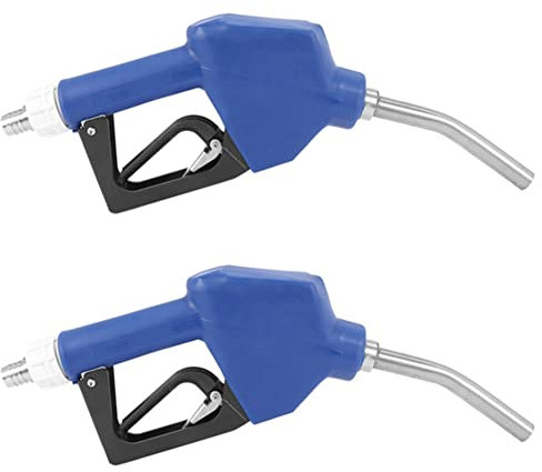 Wrtysully 2Piece 3/4-Inch NPT Automatic Stainless Steel DEF/AdBlue Nozzle with Swivel DEF Transfer Pump,Car Fuel Transfer Pump Stainless Steel