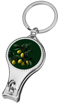 Lemon Tree on Green Nail Clippers Toenail Clipper Cutters Professional Nail Trimmer Nail Cuticle Cutter for Women Men