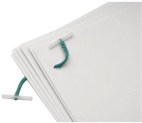 Q-Connect 76mm Plastic Ended Treasury Tag (Pack of 100), Green