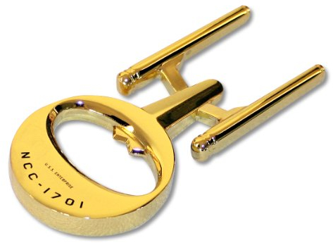 Star Trek Flaschenöffner USS Enterprise NCC-1701 golden - Sonstiges Merchandise
