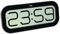 TFA Dostmann Bim Bam Funk-Wanduhr, 60.4514.01, Stundenschlag mit 5 verschiedenen Klängen, Lautstärke einstellbar, großes Display Stunden, Minuten und Sekunden, schwarz, L 321 x B 28 (90) H 140 mm
