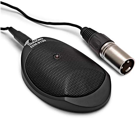 SubZero SZM-B100 Konferenz-Grenzflächenmikrofon | Ideal für Meetings und Konferenzen, 12mm-Kapsel mit Nierencharakteristik eliminiert Phasenverzerrung