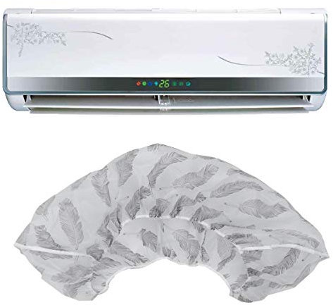 Vosarea Condizionatore Da Parete Custodia Antipolvere Climatizzatore Antipolvere Custodia Protettiva Decorazione Della Casa (Stile Casuale)