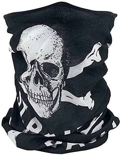 FC St. Pauli Totenkopf Unisex Schlauchschal schwarz/weiß