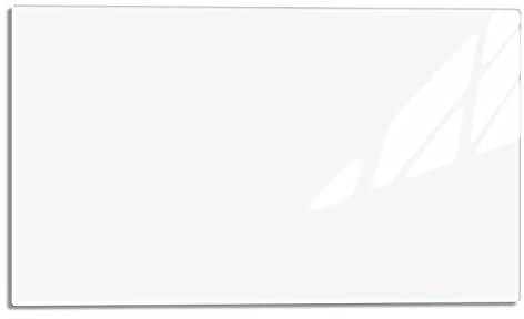 TMK - Copri piano cottura induzione 80x52 cm copertura per piano cottura in vetroceramica 1 pezzi universale per piastre di cottura paraspruzzi tagliere in vetro temprato come decorazione, bianco
