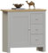 Vida Designs Arlington Sideboard, Buffet Table, Cupboard Cabinet Engineered Wood (Grey & Oak, 3 Drawer 1 Door)