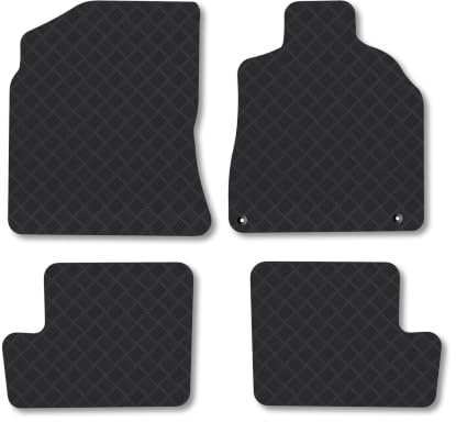 Fits Toyota RAV4 (2000-2006) 3mm Rubber Car Mats | Tailored Fit Durable Floor Mats Full Coverage Protection Waterproof Accessories Easy Clean Anti Slip Made in the UK