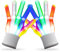 Dilabnda LED Leucht Handschuhe Blitzhandschuhe Spielzeug for Kinder im Alter von 8 bis 14 Jahren, coole leuchtende Handschuhe for Weihnacht Party Geburtstag Clubs Lichtshow (5 Farben / 6 Modi)