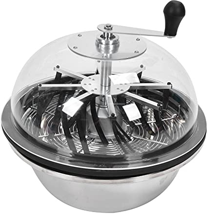 Alvinlite Bud Leaf Bowl Trimmer, Clear Visibility Dome, Sharp Stainless Steel Blades for Spin Cut & Solid Metal Gear Box, Hand Pruner Included 16 inch bud