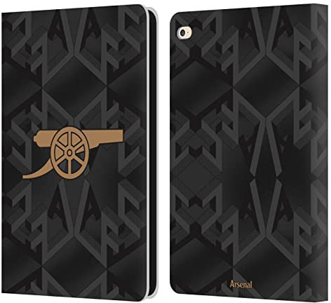 Head Case Designs Offizielle Arsenal FC Away 2022/23 Wappen-Set Leder-Wallet-Hülle Kompatibel mit Apple iPad Air 2 (2014)