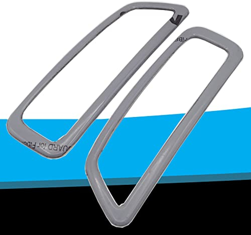 YOU.S Original Auspuffblende Auspuff Abdeckung Edelstahl 2-TLG. 27 x 8 x 0,1 cm ab Bj. 2016