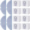 Sacs à poussière, serpillères, pour Roborock S7 Max, Ultra/S7 MaxV Ultra/S7 Pro, oGoDeal 8, 4 chiffons de nettoyage, kit d'accessoires de rechange pour robot aspirateur