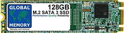 GLOBAL MEMORY Unidad de estado sólido SSD M.2 2280 NGFF SATA 3 de 128 GB para ordenadores portátiles, escritorios, servidores, estaciones de trabajo, placas madre