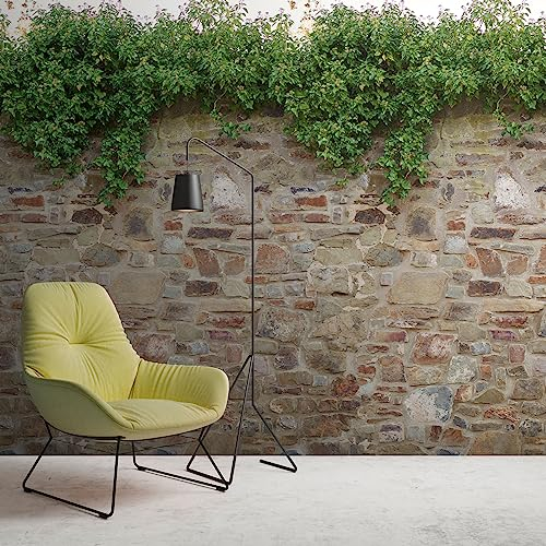Livingwalls Vliestapete - Tapete Steinoptik in Braun, Grau und Beige - Wandtapete für verschiedene Räume - Wandbild XXL 2,80 m x 1,59 m