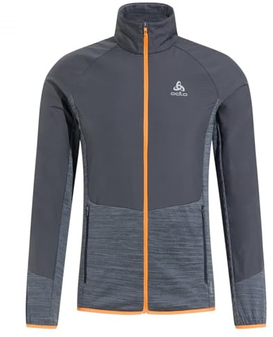 Odlo Herren Run Easy Warm Hybrid Jacke Isolationsjacke Kunstfaserjacke