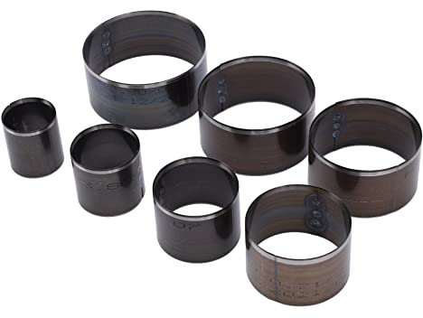 Herramienta de Corte de Cuero, Juego de Cortadores de Punzones Huecos, Acero de Alto Carbono, 7 Piezas, Herramienta de Troquelado de Cuero Redondo, Juego de Perforadores de Acero