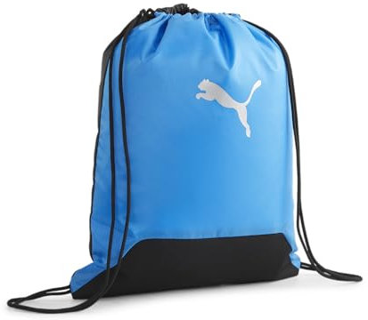 PUMA teamGOAL Gym Sack CE, Sacs de sport Unisexe, Electric Blue Lemonade-Puma Black-PUMA Silver, OSFA - 091595