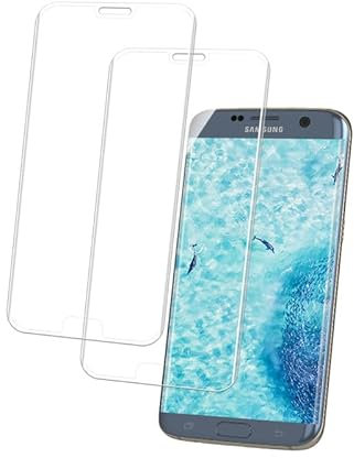2 Stück 9H Härte Panzerglasfolie für Samsung Galaxy S7 edge, Empfindlichkeit Schutzfolie für Samsung S7 edge, Schutzglas für Samsung S7 edge, für S7 edge Panzerfolie