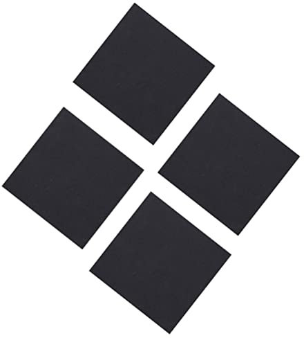 KITANDOVE 5stücke Eva Anti-vibrationspads Schwarz Mit Starkem Kleber Und Schockabsorbierend Für Türen Fenster Möbel Und Geräte Vibrationsisolierende Matten