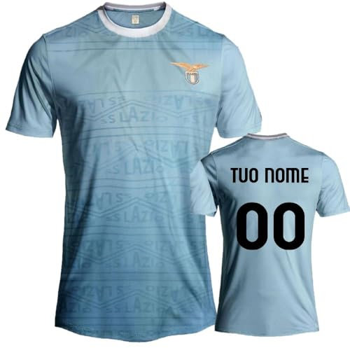 PELUSCIAMO Maglia Calcio Lazio Campionato Calcio Serie A Replica Ufficiale Autorizzata 2024/2025 | Personalizzabile con Nome e Numero PS 40616