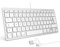 OMOTON Wired Keyboard for Mac with Dual Interface, USB and Type-C Mini Keyboard Compatible with Apple Mac Pro, iMac, Mac Mini, MacBook Pro/Air, QWERTY UK Layout, Silver