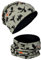 HECKBO Drachen Kinder Beanie Mütze & Loop Schal - 2-6 Jahre - Fleece Innen - Jungen Mädchen - 95% Baumwolle