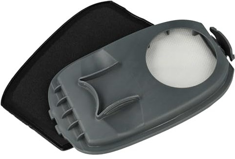 vhbw Filtro compatible con Philips XW9463, XW9385, XW9384/01, XW9383, XW9382 aspiradora, aspiradora de lavado - Filtro HEPA negro gris blanco