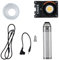 SIRUI C150X Lite COB Video Light Kit, con H99 Pro Battery Grip, 150W Luce Video Bicolore 2700K-6500K, 5200 lux@1m, Ricarica Rapida Type-C PD, App Controllo, con Adattatore Bowens, Mini Softbox