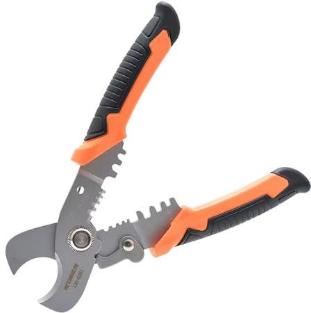 Coupe-Câble Coaxial 3 en 1, Dénudeur et Sertissage Rapides