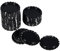 Gadpiparty Lot De 100 Capsules De Bière En Verre Noir