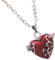 MHADBKH Vintage Brass Heart Resin Locket Necklace with Storage Compartment Adjustable Clavicle Chain Accessories for Women