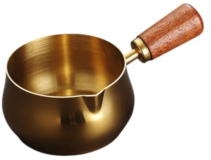 Gcljlmy Messbecher, Löffel, Soßenbecher aus Edelstahl, Messwerkzeug, Mehrzweck-Tomatensalatteller, Schüssel für Mehl, Wasser (M)