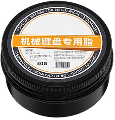 Lubricante para teclados mecánicos | Grasa estabilizador 30g reduce el ruido y la sensación de teclado | Controlador de juego lubricante multiusos joystick almohadilla para interruptor