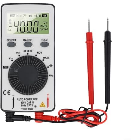 URPIZY AN-101 Digitales Multimeter Karte Tragbar Ultra-Dünn Mini Spannungs- Und Strommessgerät Mit NCV Funktion, Datenhaltung Und Durchgangsprüfer