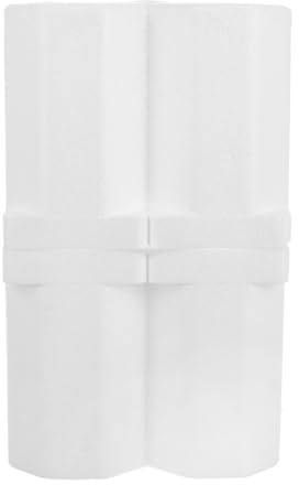 Scatola 85 Mm per Bottiglie Vino in Plastica Espansa Doppia | Imballo Sicuro per Spedizione e Trasporto, Struttura Interna Stabile, Colore Bianco, per Viaggio e Picnic