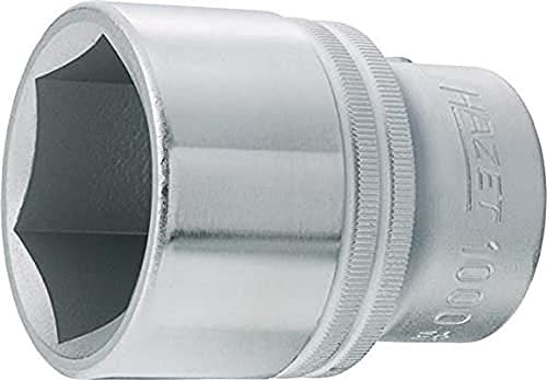 Hazet 1000-42 Douille carré creux 20 mm/profil à 6 pans extérieurs Taille 42 longueur 70 mm