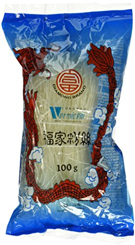 Diamond Glasnudeln, lang, Lungkou Vermicelli, 18er Pack (18 x 100g Packung)