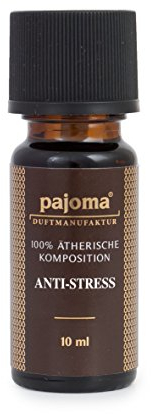 pajoma Duftöl 10 ml, Anti-Stress - Golden Line | 100% Naturrein Ätherisches Öl für Aromatherapie, Duftlampe, Aroma Diffuser, Massage, Naturkosmetik | Premium Qualität