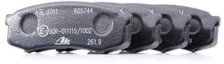 ATE Bremsbelagsatz Hinterachse 13.0460-5744.2 | Kompatibel mit: MITSUBISHI PAJERO IV, TOYOTA LAND CRUISER, LAND CRUISER 80, LAND CRUISER 90, LAND CRUISER Hardtop
