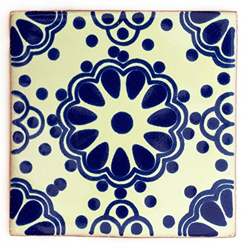 Mexikanischen handgemachten Talavera, 10.5cm Fliesen - Einzelfliese