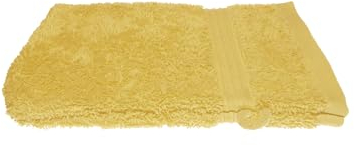 Gant de toilette Julie Julsen - Doux et absorbant - Certifié Oeko-Tex - 500 g/m² - 15 x 21 cm - Disponible en 23 couleurs, Coton, jaune, 15 cm x 21 cm
