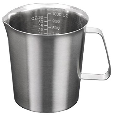 ACMEDE - Pot à Lait en Acier Inoxydable pour Le Café la Mousse de Lait Pichet INOX 1000ML