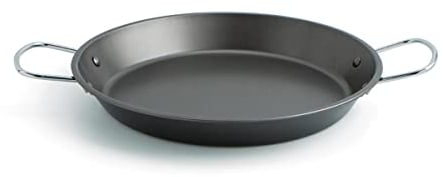 Quid Senia Paellero 6 Raciones 34cm Acero Carbonatado Apto Eléctrico Apto Vitrocerámica 2 Capas Antiadherentes