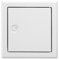 Upmann Grille Revi Porte Softline SV 400 x 600 RAL9016 carré Fermeture, 1 pièce, 20529