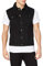 Urban Classics Gr. S Herren Denim Vest TB 514 Regular Fit - Schwarz (blackraw 12) - XXL