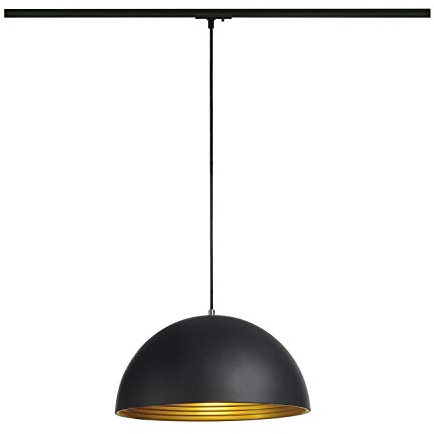 SLV FORCHINI M 40 TRACK | Pendelleuchte, LED Hochvolt-Stromschiene 1Phasen, Schienenleuchte, Leuchte für Wohnzimmer, Bar, Esszimmer |GU10, Ø 40 cm, inkl. 1Phasen-Adapter