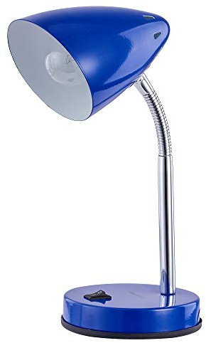 Innoteck Colour Adjustable Desk Lamp, Metal, 40 W, Blue