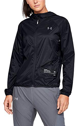 Under Armour UA Qualifier Storm Packable Veste Femme Noir FR : M (Taille Fabricant : MD)