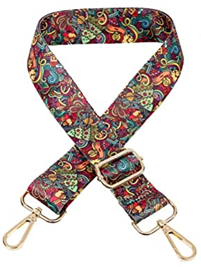 Umily WYJF Gurte & Riemen Adjustable crossbody bag strap, Acrylic, Nr. 3 (goldfarbenes Metall), Medium