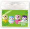 Erazer Buddies - Eule von Deluxebase. Eule Radiergummis und neuartiges Briefpapier für Mädchen und Jungen. Buntes Radiergummi-Set, ideal für Büro- und Schulmaterial